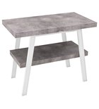 Photo: TWIGA umyvadlový stolek 100x72x50 cm, bílá mat/cement