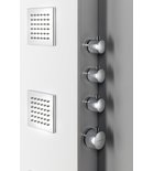 Photo: SPIRIT SQUARE Thermostatic Wall Mounted Shower Panel 250x1550mm, white