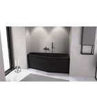 Photo: TIGRA R Asymmetrische Badewanne 170x80x46cm, rechts, schwarz matt