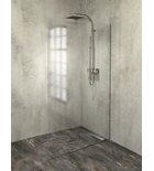 Photo: ARCHITEX LINE Wandmontage-Kit für Glas, Boden und Wand, max Breite 1200 mm, schwarz matt