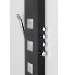 Photo: SPIRIT SQUARE Thermostatic Wall Mounted Shower Panel 250x1550mm, black