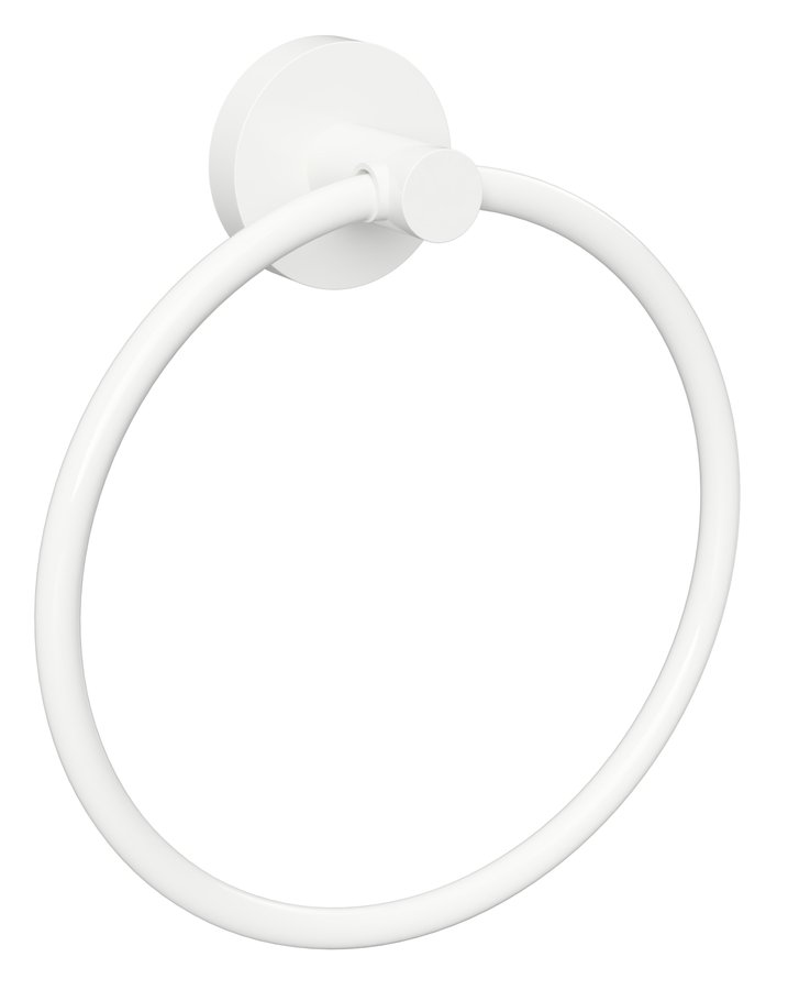 X-ROUND WHITE držák ručníků kruh, bílá XR411W