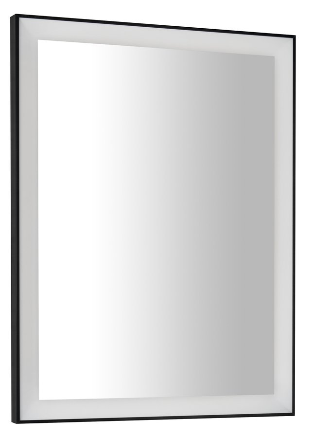 GANO zrcadlo s LED osvětlením 60x80cm, černá LG260