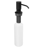 Photo: Einbauseifenspender, rund, Schwarz matt