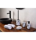Photo: MILA toilet brush, black/ceramics