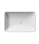 Photo: NUBES counter top ceramic washbasin 60x38cm, white matt