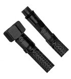 Photo: Flexibilná nerezová hadica M10x3/8", 40cm, čierna mat