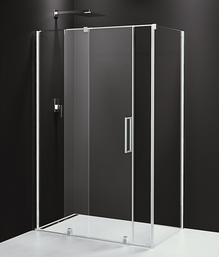 Polysan ROLLS obdélníkový sprchový kout 1200x1000 mm, L/P varianta, čiré sklo RL1215RL3415