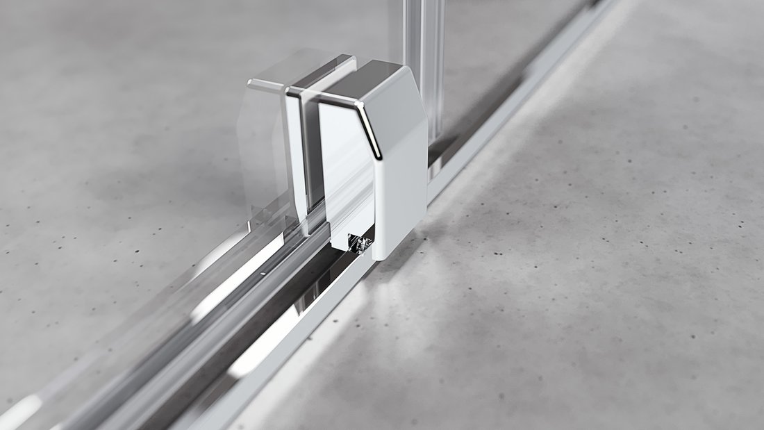 Polysan ROLLS obdélníkový sprchový kout 1200x1000 mm, L/P varianta, čiré sklo RL1215RL3415