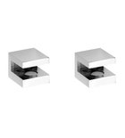 Photo: ASOFFI držiaky sklenené poličky 8mm, chróm