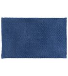Photo: Mata łazienkowa KNOT, 50x80 cm, 45% bawełna, 55% poliester, antypoślizgowa, niebieski