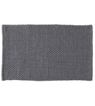 Photo: KNOT kúpeľňová predložka, 50x80 cm, 45% bavlna, 55% polyester, protisklz, sivá