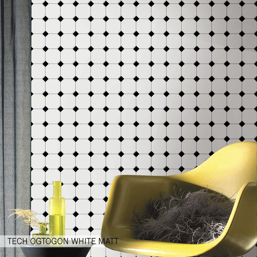 Intermatex TECH mozaika Octogon White Matt 29,5x29,5 INT076