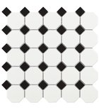 Photo: TECH mozaika Octogon White Matt 29,5x29,5