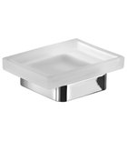 Photo: SAMOA soap dish holder, frosted glass, chrome