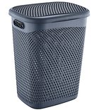 Photo: KATRE Laundry basket with lid, 55l, anthracite