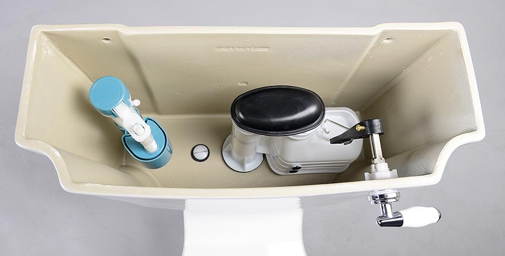 Aqualine ANTIK WC kombi, retro, spodní/zadní odpad, bílá AK107-01