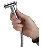 Photo: Wall-mounted Bidet Mixer Tap with Hand Shower, Hose 1,2m, round, chrome