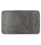 Photo: DELHI bathroom mat 50x80cm non-slip, 100% polyester, dark grey