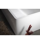 Photo: MARLENE CURVE L MONOLITH Rectangular bath 185x85x63cm, white