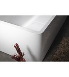Photo: MARLENE CURVE R MONOLITH Rectangular bath 165x75x63cm, white