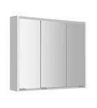 Photo: BATU Mirror Cabinet 80x71x15 cm, 2x LED lighting, white