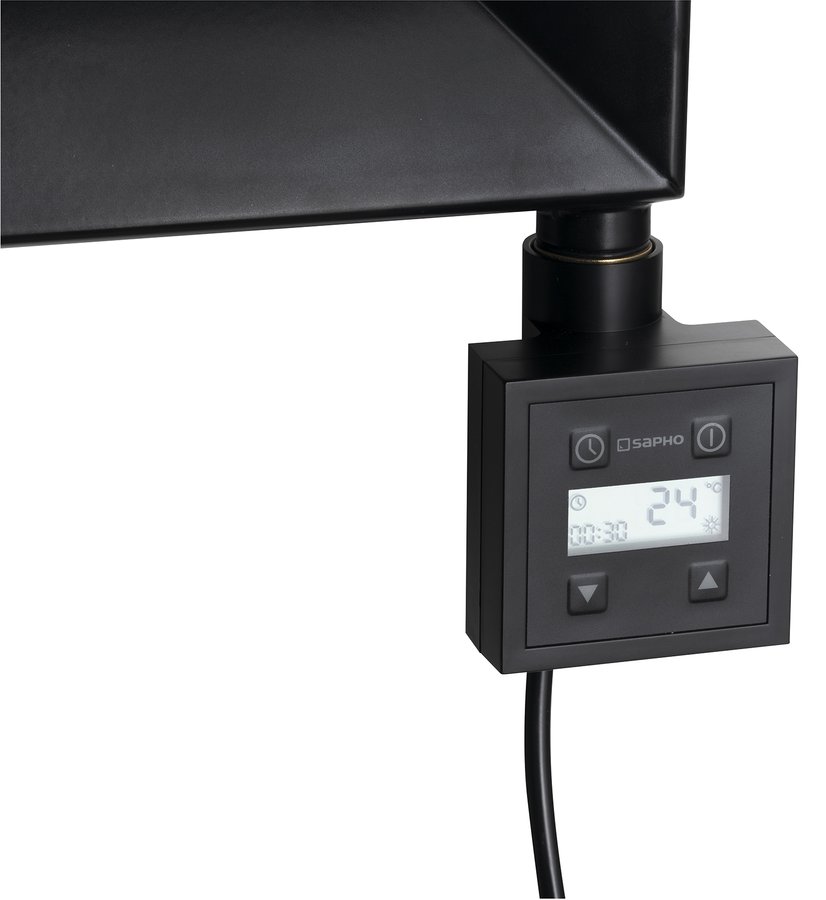 KTX topná tyč s termostatem, 800 W, černá mat KTX-B-800