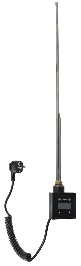 Sapho KTX topná tyč s termostatem, 800 W, černá mat KTX-B-800
