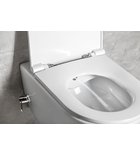 Photo: INFINITY závěsná WC mísa Rimless, integrovaný ventil a bidet. sprška, 36,5x53 cm, bílá