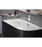 Photo: VIVA L MONOLITH Asymmetric Bath 180x75x60cm, White/black