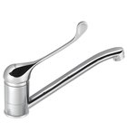 Photo: HOFFER Kitchen Mixer Tap, Medical lever, 221mm, chrome
