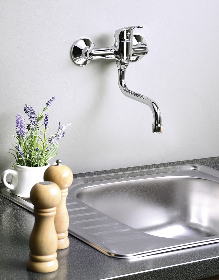 Aqualine AQUALINE 35 nástěnná baterie, ramínko S, chrom 52146