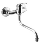 Photo: AQUALINE 35 wall mounted mixer tap, S-spout, chrome