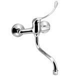 Photo: AQUALINE 35 Wall Mounted mixer tap, medical lever, spout S, 177mm, chrome