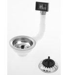 Photo: Sink stainless steel waste 6/4", with overflow