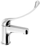 Photo: SIEGER Washbasin Mixer Tap without Pop Up Waste, (H) 150mm, medical lever, chrome