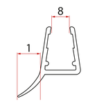 Photo: ROLLS bottom seal under solid glass