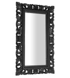 Photo: SAMBLUNG Mirror in wooden frame, 40x70cm, black