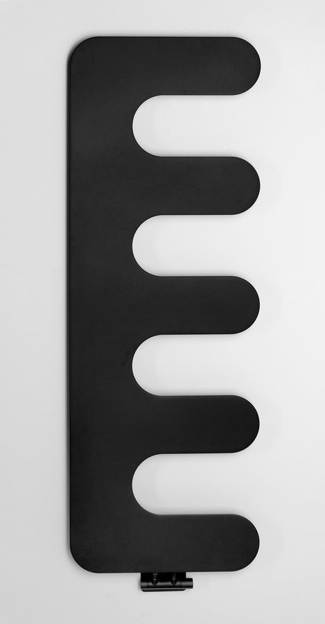 Sapho EVOLLA otopné těleso 490x1390 mm, černá mat MI1400