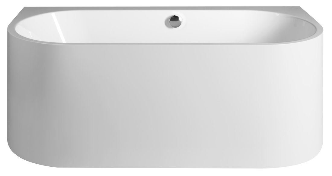Polysan ASTRA DL MONOLITH nástěnná stojící vana 160x75x60cm, bílá 33611MDL