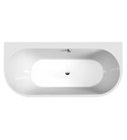 Photo: ASTRA DL MONOLITH Asymmetric Bath 160x75x60cm, White/black