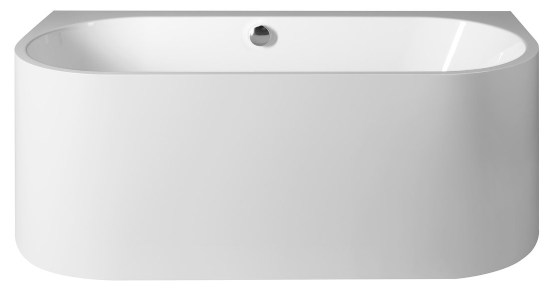 Polysan ASTRA DR MONOLITH nástěnná stojící vana 160x75x60cm, bílá 34611MDR