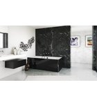 Photo: MARLENE CURVE L MONOLITH Rectangular bath 175x75x63cm, white/black