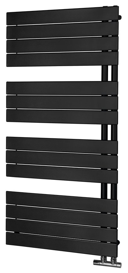 Aqualine MILI otopné těleso 600x1222mm, černá mat DC626T