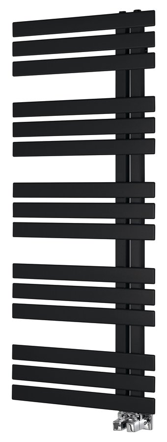 Sapho SILVANA otopné těleso 500x1236 mm, černá mat IR154B