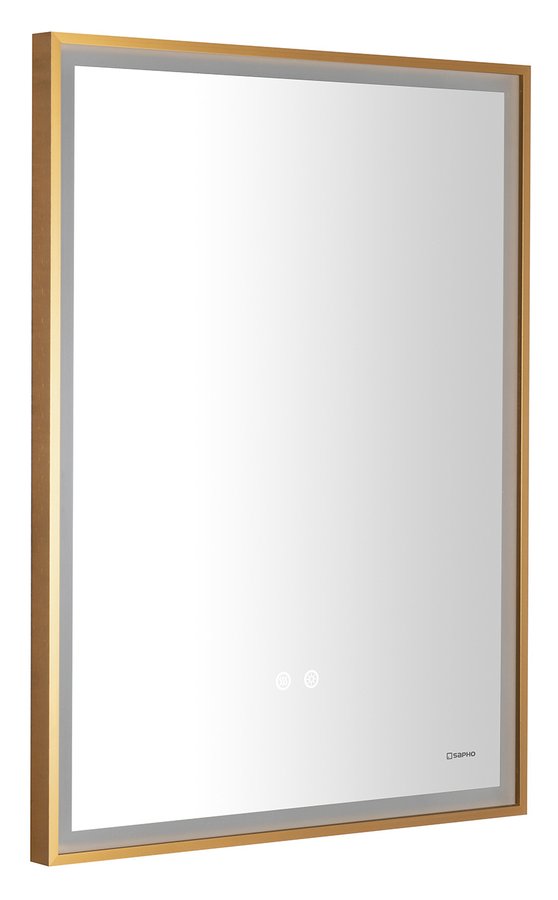 SORT zrcadlo s LED osvětlením 60x80cm, senzor, fólie anti-fog, 3000-6500°K, sunset