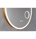 Photo: TARAN kulaté zrcadlo s LED osvětlením ø 70cm, kosm.zrcátko, senzor, fólie anti-fog, 3000-6500°K, sunset