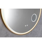 Photo: TARAN kulaté zrcadlo s LED osvětlením ø 80cm, kosm.zrcátko, senzor, fólie anti-fog, 3000-6500°K, sunset