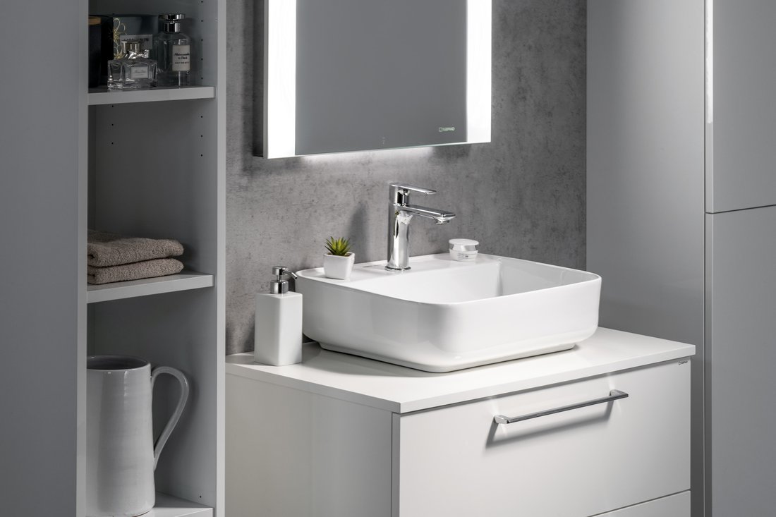 Sapho Deska DTDL 81x1,8x46,5cm, bílá lesk CR081-3030