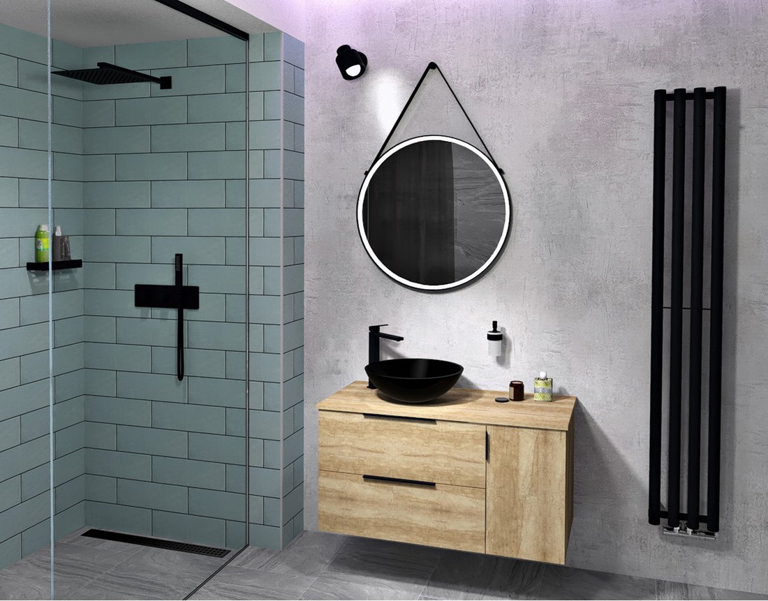 Sapho Deska DTDL 101x1,8x46,5cm, dub Alabama CR101-2222